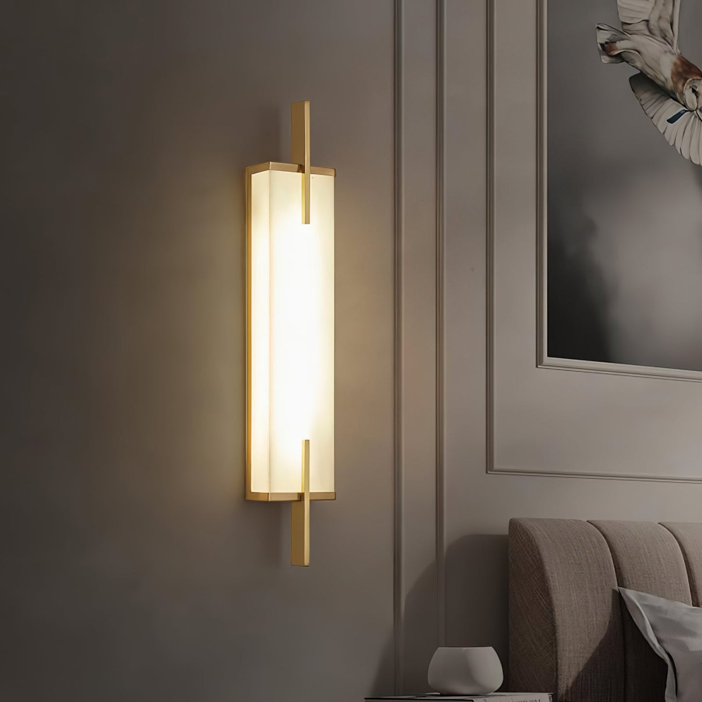 Alabaster Wall Light – Modern LED Wall Lamp with Warm Ambient Glow