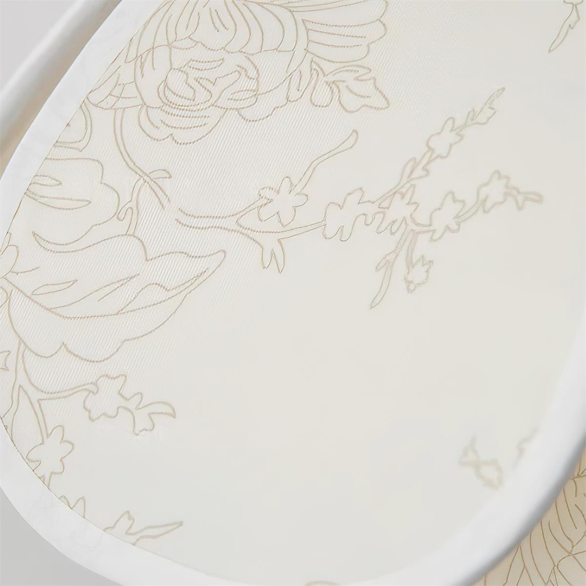 Vintage Floral Wall Light – Wooden & Brass Decorative Wall Lamp