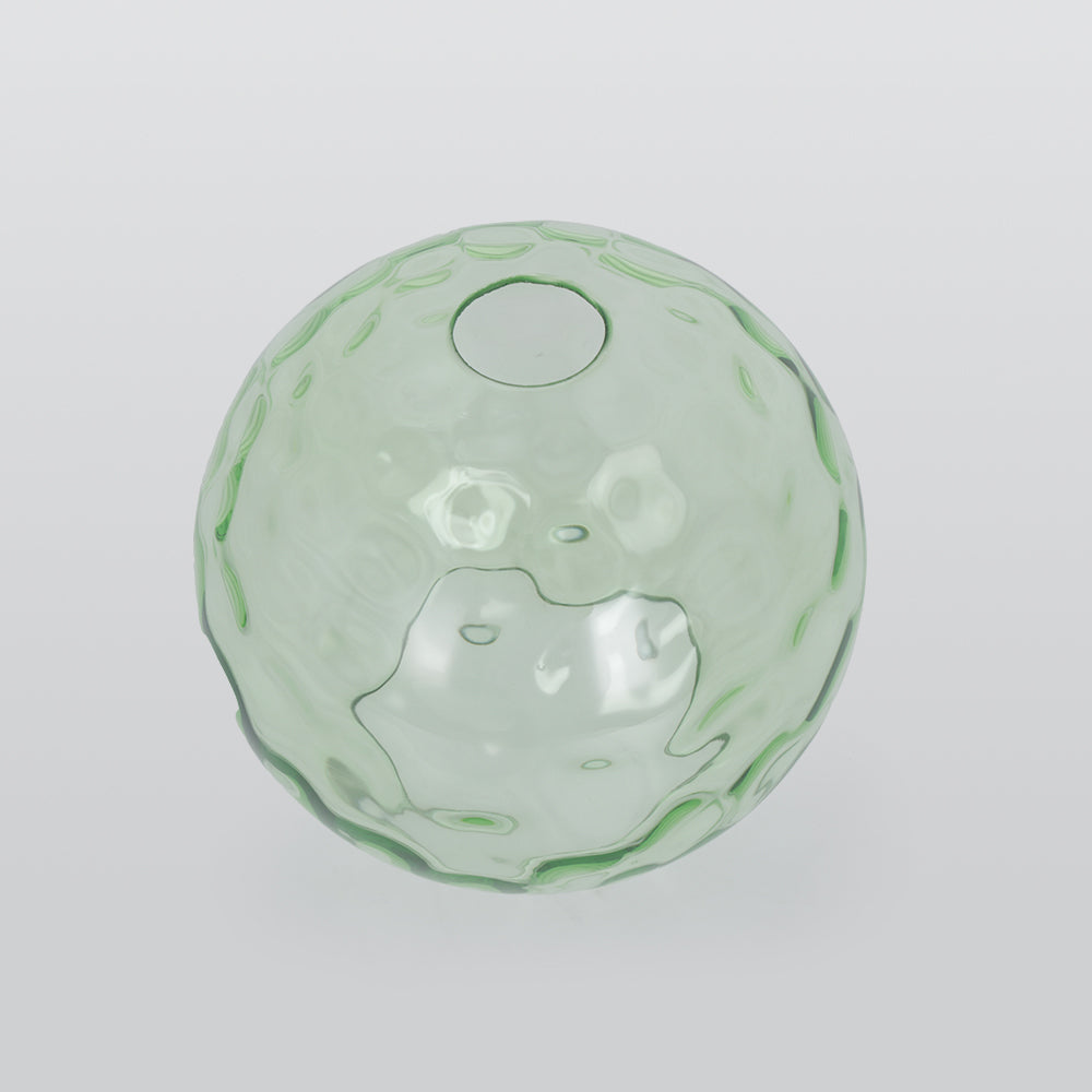 Colored Water-Glass Globe Chandelier – Modern Multi-Bulb Pendant