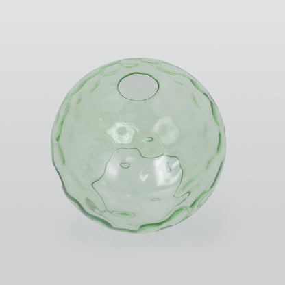 Colored Water-Glass Globe Chandelier – Modern Multi-Bulb Pendant