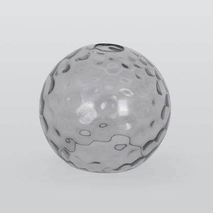 Colored Water-Glass Globe Chandelier – Modern Multi-Bulb Pendant