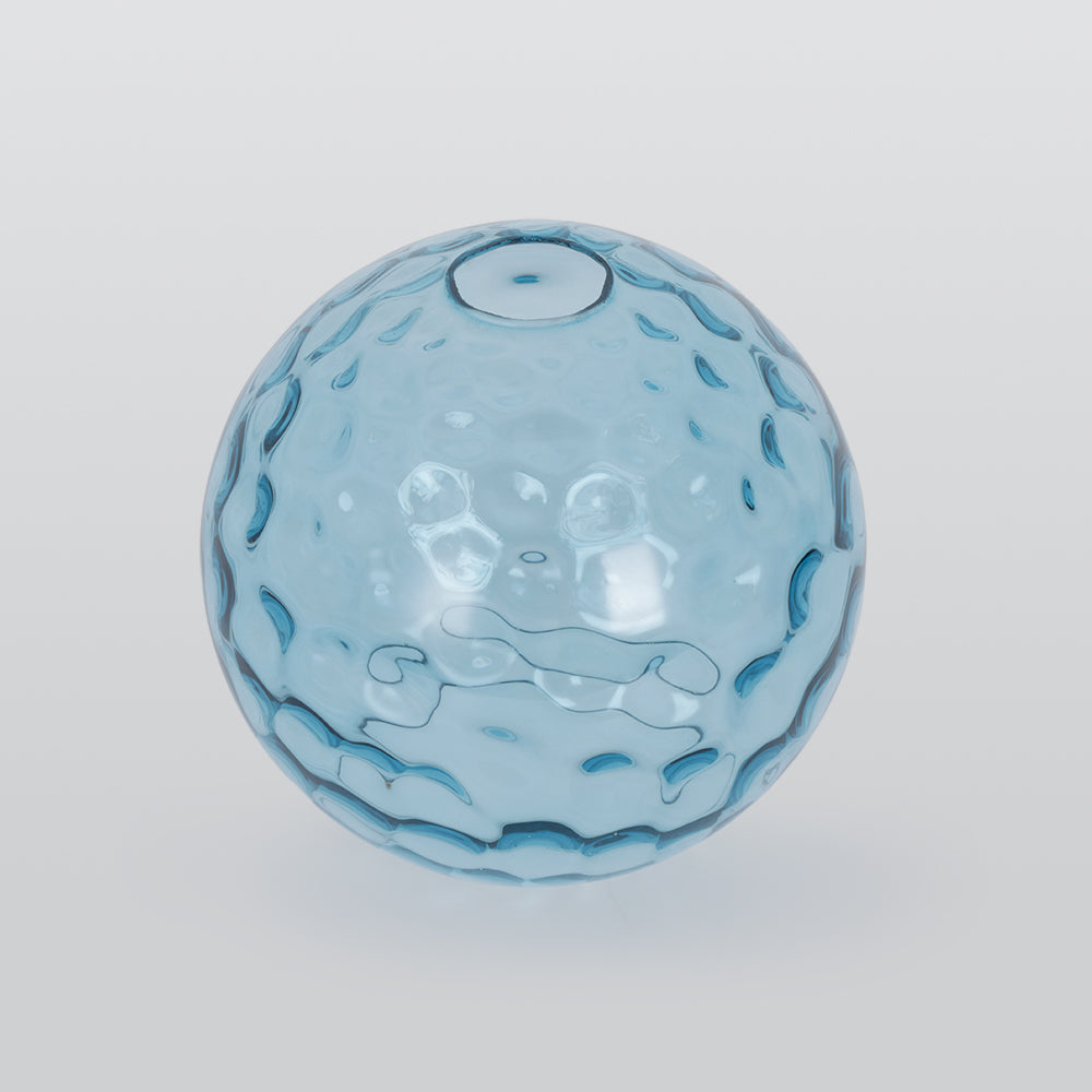 Colored Water-Glass Globe Chandelier – Modern Multi-Bulb Pendant