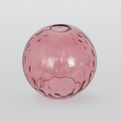 Colored Water-Glass Globe Chandelier – Modern Multi-Bulb Pendant