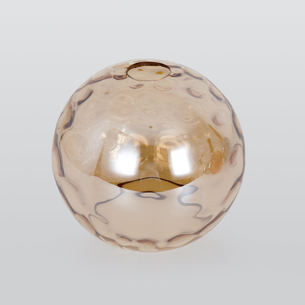 Colored Water-Glass Globe Chandelier – Modern Multi-Bulb Pendant