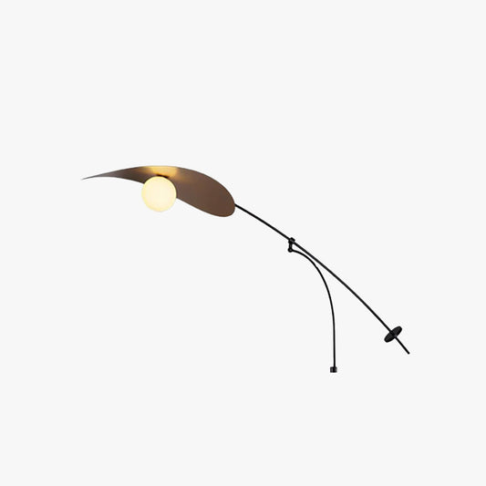 Carins Arc Wall Lamp – Black, Gold, or Gold-Black Finish
