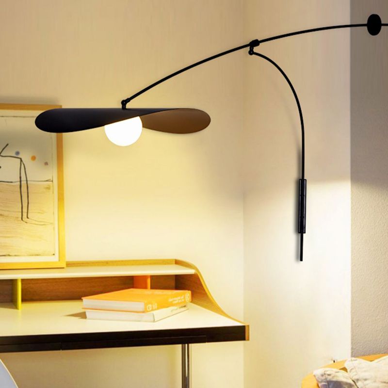 Carins Arc Wall Lamp – Black, Gold, or Gold-Black Finish