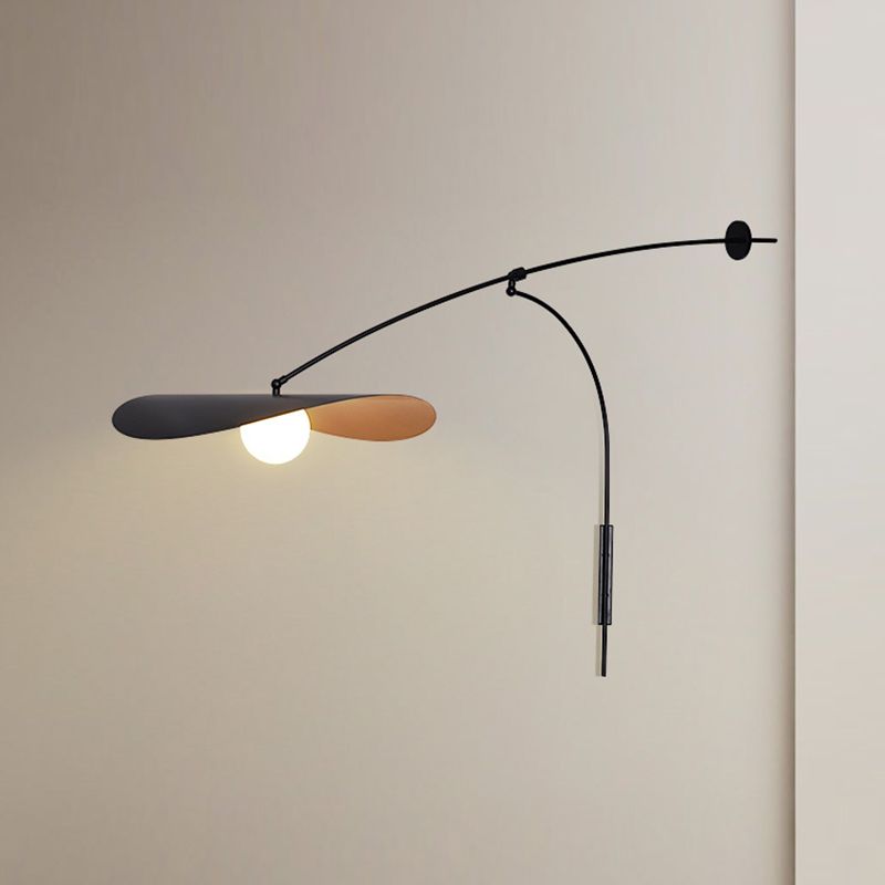 Carins Arc Wall Lamp – Black, Gold, or Gold-Black Finish