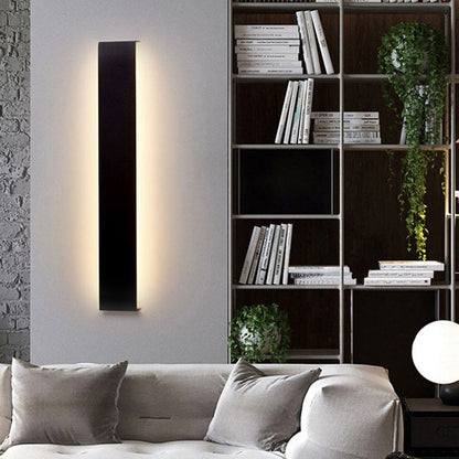Edge Minimalist Rectangular Wall Lamp – Black, White, or Gold