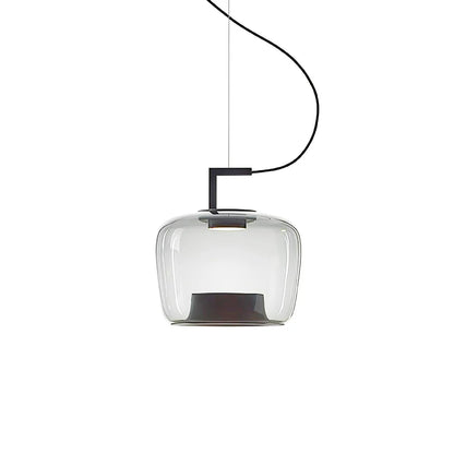 Hailie Modern Round Glass Pendant Light – Dining & Bedroom