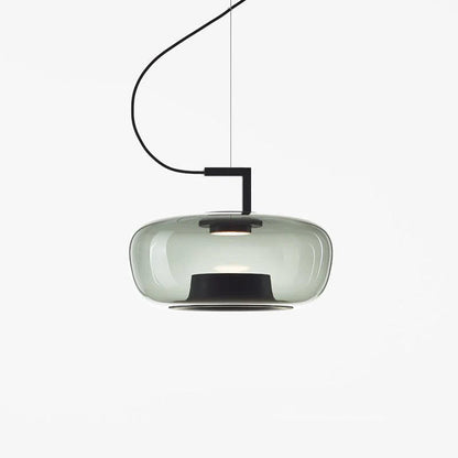 Hailie Modern Round Glass Pendant Light – Dining & Bedroom