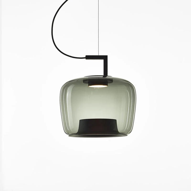 Hailie Modern Round Glass Pendant Light – Dining & Bedroom