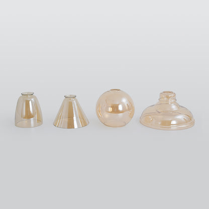Vintage Glass Chandelier – Retro Nordic Pendant Light Fixture