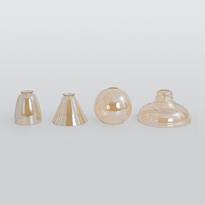 Industrial Glass Pendant Light – Adjustable Hanging Ceiling Lamp (E27)