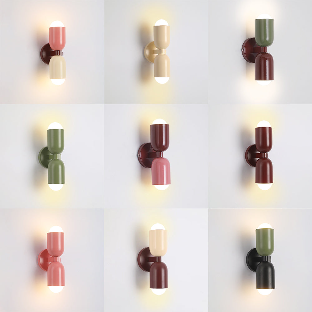 Morandi Double-Headed Wall Lamp – Scandinavian Design