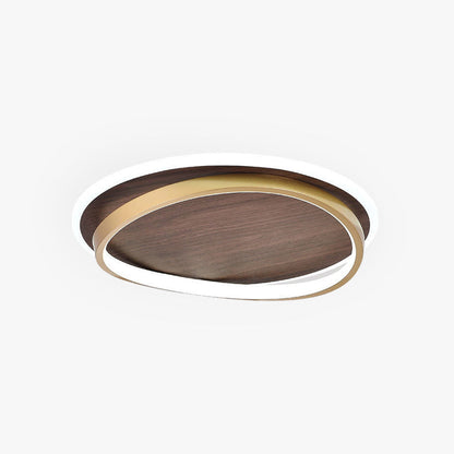 Lacey Modern Rund Dimmable Ceiling Light – Gold Metal & Acrylic