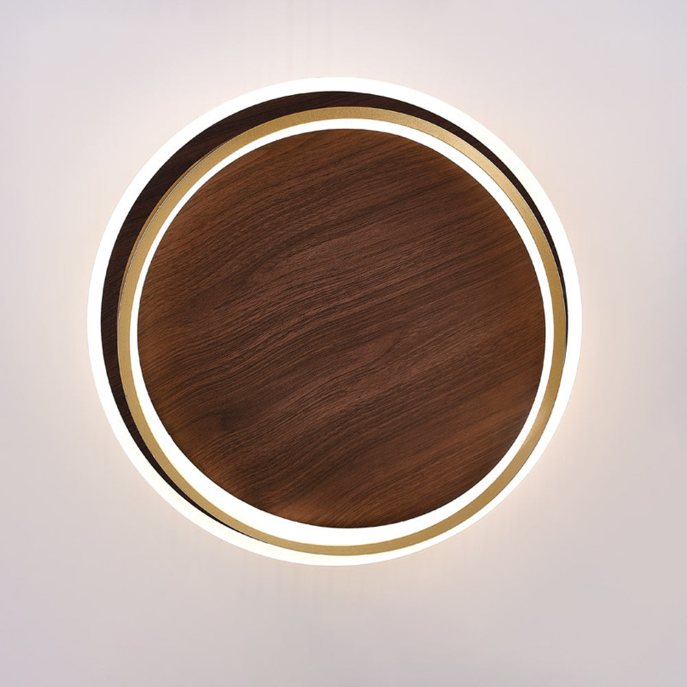 Lacey Modern Rund Dimmable Ceiling Light – Gold Metal & Acrylic