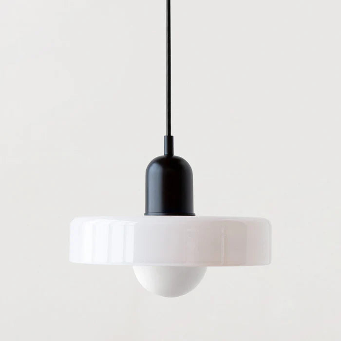 Bauhaus Colored Glass Pendant Lamp
