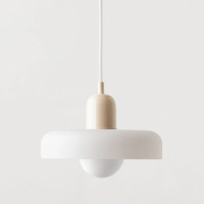 Bauhaus Colored Glass Pendant Lamp
