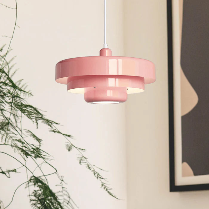 Italian Style Pendant Lamp – E27, Iron Shade, 6 Colours