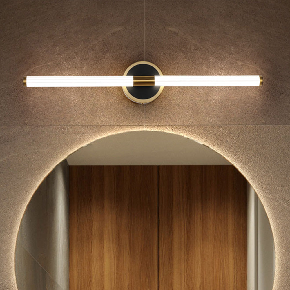 Leigh Cooper Black Mirror Vanity Wall Lamp – 21.3–25.2"