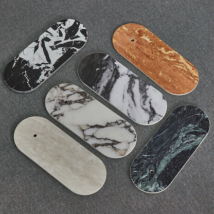 Jade Minimalist Marble & Glass Wall Lamp – Elegant Indoor Sconce