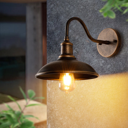 Alessio Outdoor Wall Lamp 9.9–11.4 Inches – Metal Housing, Two Colour Options