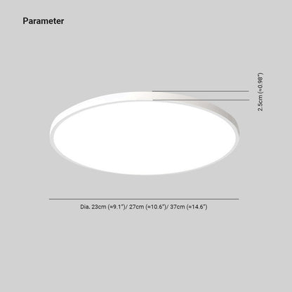 Modern Waterproof Round Ceiling Light – IP54, 3 Sizes