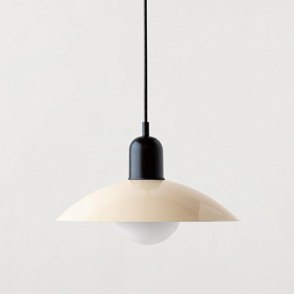 Morandi Modern Metal Pendant Light – Colorful Dome Shade, G9 Base