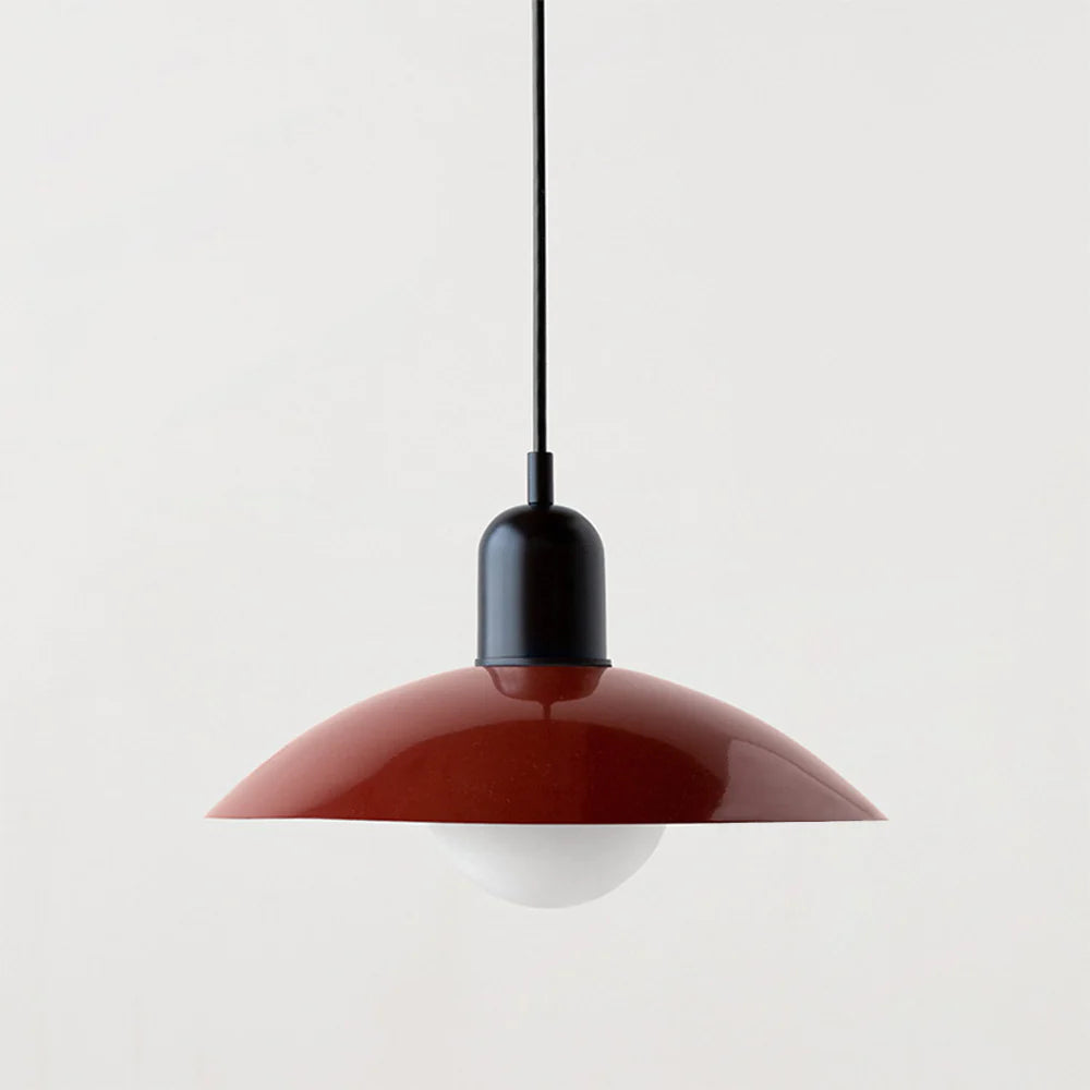 Morandi Modern Metal Pendant Light – Colorful Dome Shade, G9 Base