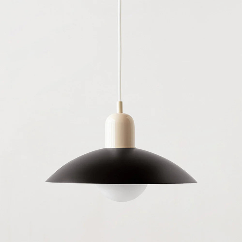 Morandi Modern Metal Pendant Light – Colorful Dome Shade, G9 Base