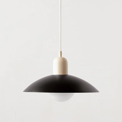 Morandi Modern Metal Pendant Light – Colorful Dome Shade, G9 Base
