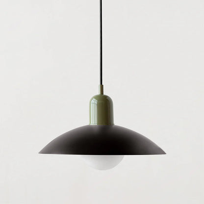 Morandi Modern Metal Pendant Light – Colorful Dome Shade, G9 Base
