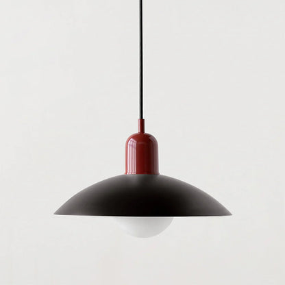 Morandi Modern Metal Pendant Light – Colorful Dome Shade, G9 Base