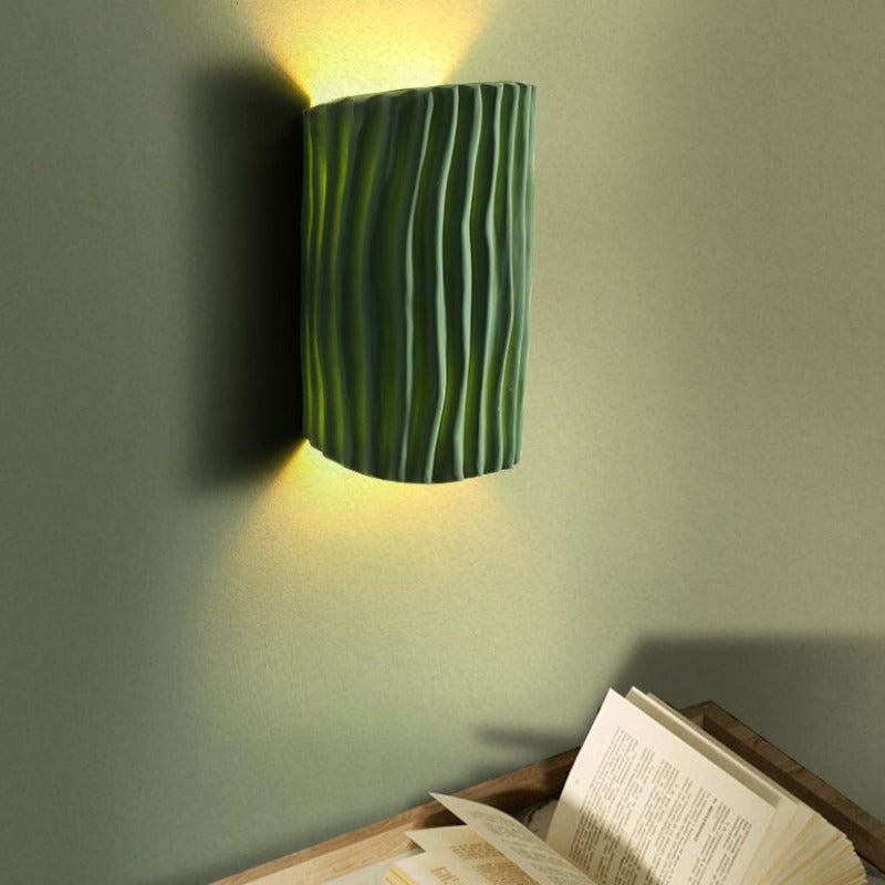 Morandi Retro LED Wall Lamp – Resin, Warm Light, 4 Colours