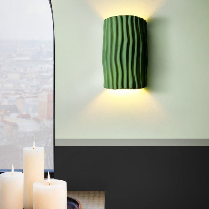 Morandi Retro LED Wall Lamp – Resin, Warm Light, 4 Colours