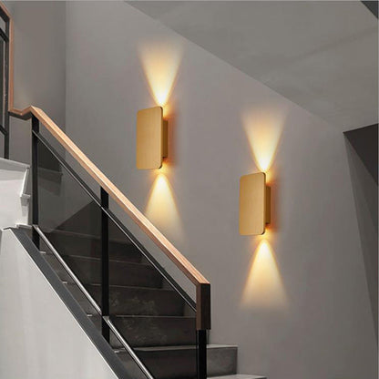 Ozawa Modern Square Wall Lamp – Metal & Acrylic Sconce for Bedroom & Living Room