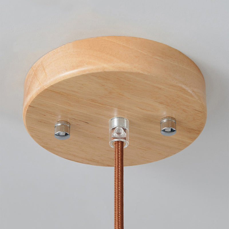 Ozawa Modern Wood & Glass Pendant Light – 2 Styles, 3 Sizes