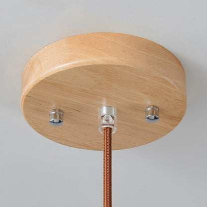 Ozawa Modern Wood & Glass Pendant Light – 2 Styles, 3 Sizes