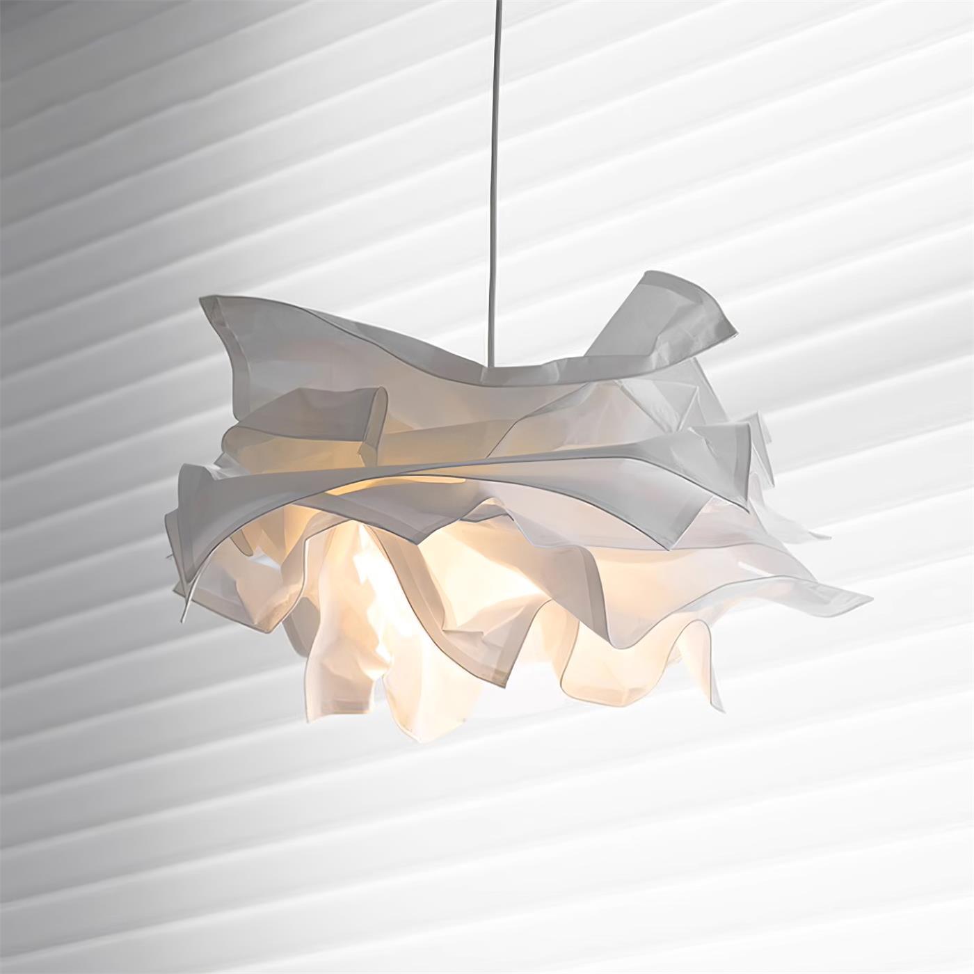 Origami Paper Pendant Light – Adjustable Sculptural Ceiling Lamp (E27)