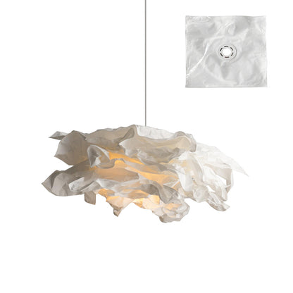 Origami Paper Pendant Light – Adjustable Sculptural Ceiling Lamp (E27)
