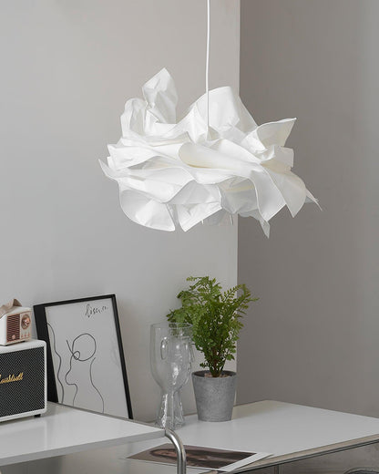 Origami Paper Pendant Light – Adjustable Sculptural Ceiling Lamp (E27)