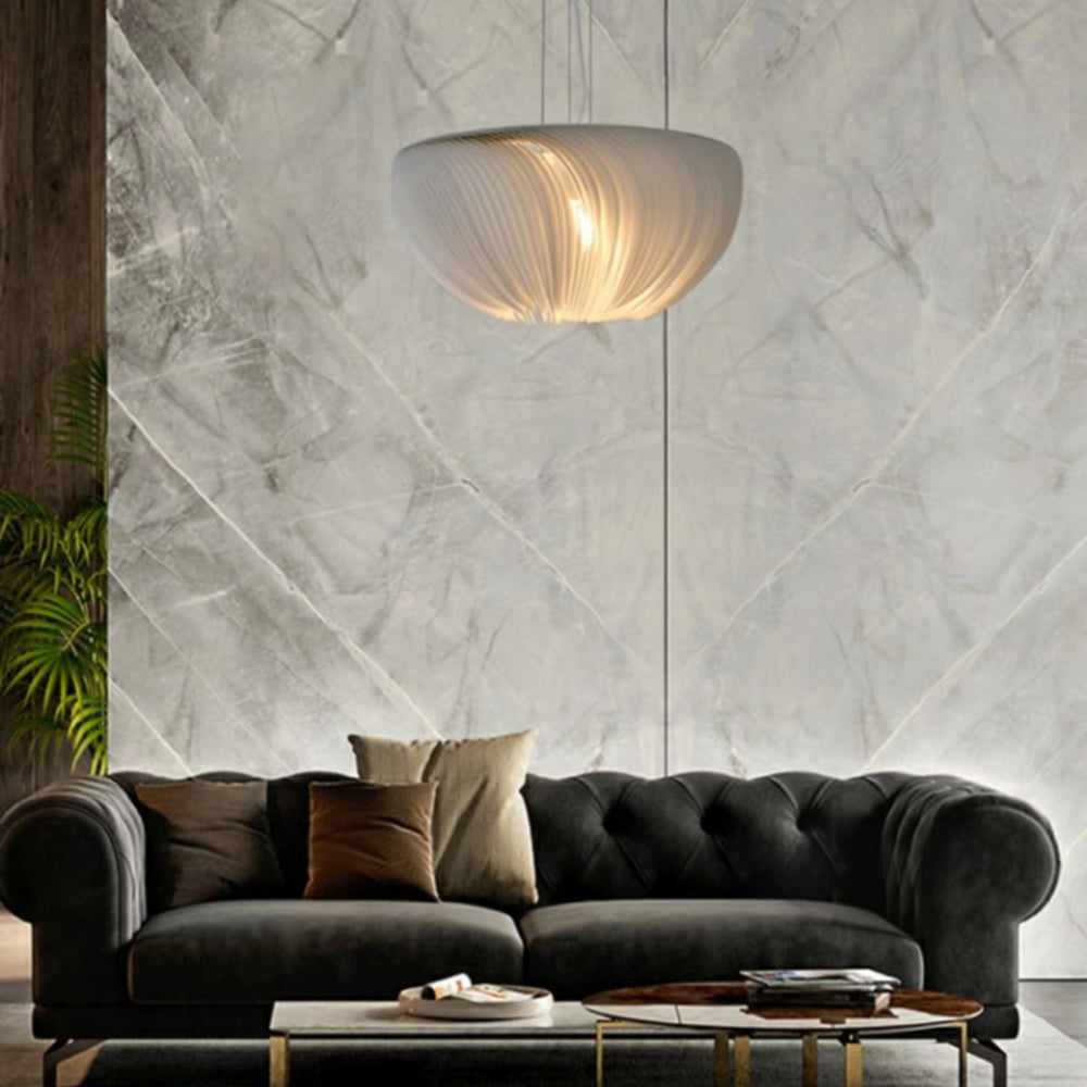 Renée Fabric & Metal Pendant Light – 15.8-31.5"(Vintage / Rustic Styles)