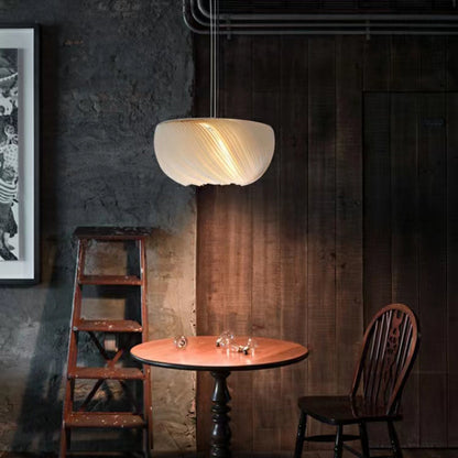 Renée Fabric & Metal Pendant Light – 15.8-31.5"(Vintage / Rustic Styles)