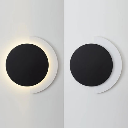 Edge Rounded Acrylic Wall Light – Minimalist Metal Fixture