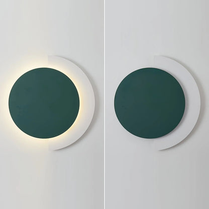 Edge Rounded Acrylic Wall Light – Minimalist Metal Fixture