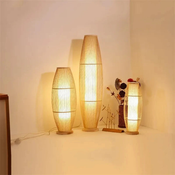 Bamboo Floor Lamp | Natural & Eco-Friendly Ambient Lighting