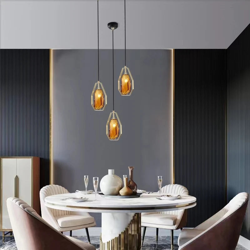 Stone Pendant Light – Modern Designer Suspension