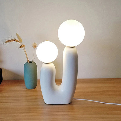 Resin Cactus Table Lamp | Natural & Modern Design