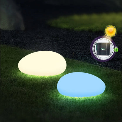 Solar Glow Stone – Multicolour LED Garden Tile Light