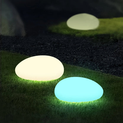 Solar Glow Stone – Multicolour LED Garden Tile Light
